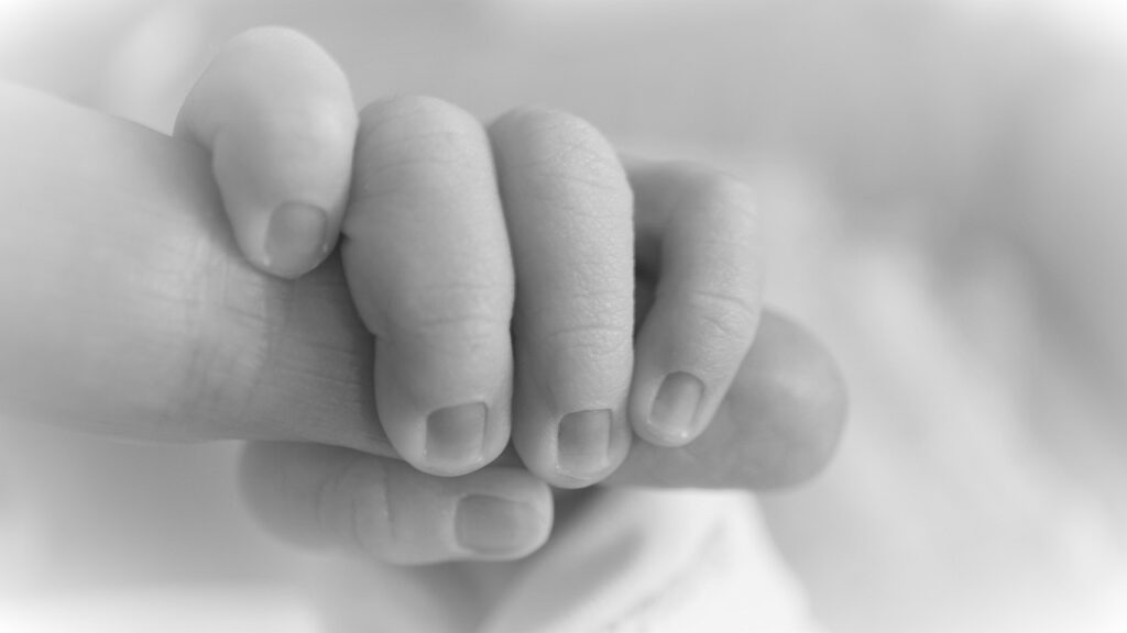 baby, newborn, hand